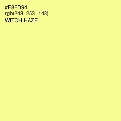 #F8FD94 - Witch Haze Color Image